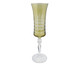 Taça para Champanhe Grace em Cristal Lapidada Ambar, yellow | WestwingNow