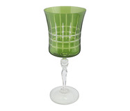Taça para Água Grace em Cristal Lapidada Verde | WestwingNow