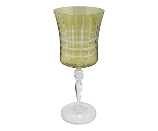 Taça para Água Grace em Cristal Lapidada Ambar, yellow | WestwingNow