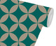 Papel de Parede Geométrico Leann - Verde, Verde | WestwingNow