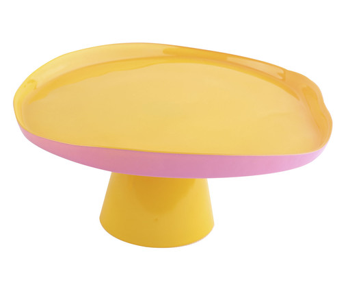 Centro de Mesa Milky com Pé Amarela e Rosa, Yellow | WestwingNow