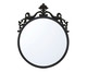 Espelho Touterto Preto, Transparente/Prateado | WestwingNow