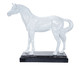 Adorno Cavalo Foratiferla Branco, Transparente | WestwingNow
