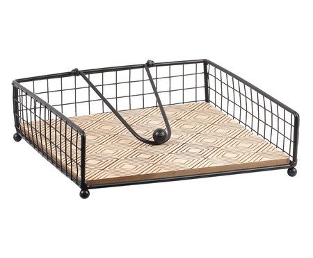 Porta-Guardanapo Jacomino Marrom e Preto | Westwing