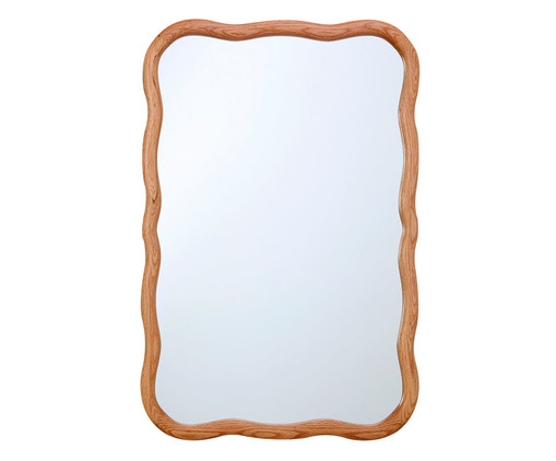 Espelho Tonnetti Marrom, Transparente/Dourado | WestwingNow