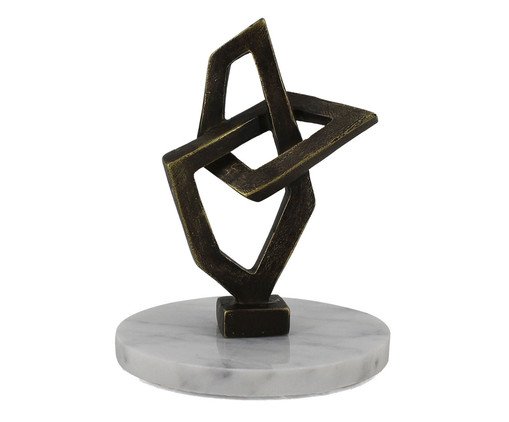 Adorno Tuzzi Bronze e Branco, Cinza | WestwingNow