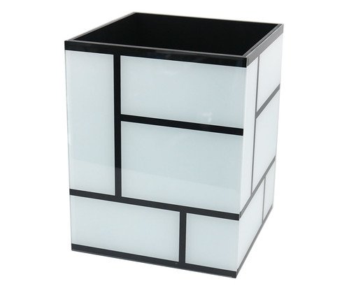 Lixo Tomasoni Branco e Preto, BRANCO/PRETO | WestwingNow