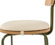 Cadeira Jade Verde Musgo e Off White, multicolor | WestwingNow