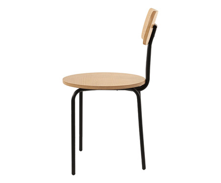 Cadeira Jade Preta e Cinza | WestwingNow