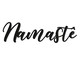 Placa Decorativa Namastê - Preta, preto | WestwingNow