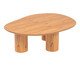 Mesa Centro Bold Legs Tri, wood pattern | WestwingNow