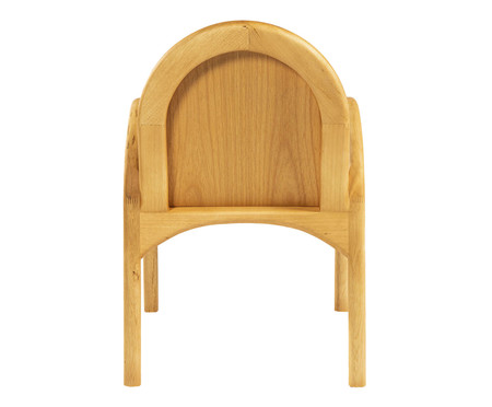 Cadeira com Braços Arcos Natural e Creme | WestwingNow