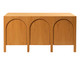 Buffet com Portas Arcos Natural, wood pattern | WestwingNow