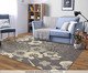Tapete Adana Floral, Cinza | WestwingNow