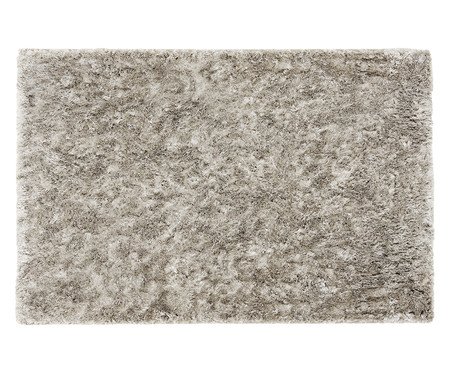 Tapete Shaggy Tufting Joy Cristal Cinza
