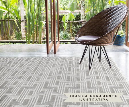 Tapete Debrum Chevron Design Prateado | Westwing