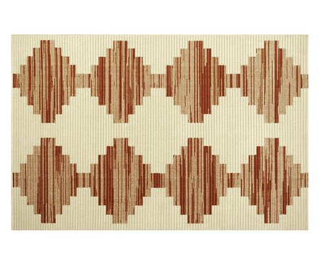 Tapete Chevron Desert Vermelho