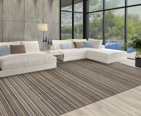 Tapete Tufting Artistik Azul Marinho | Westwing