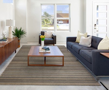 Tapete Tufting Artistik Azul Marinho | Westwing