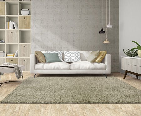 Tapete Debrum Tufting Clemant Nori Verde Chá | Westwing