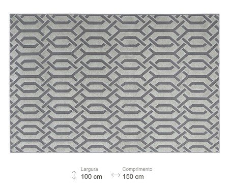Tapete Debrum Chevron Minério | Westwing
