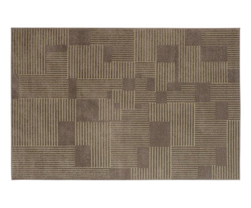 Tapete Debrum Chevron Ocre, Marrom | WestwingNow