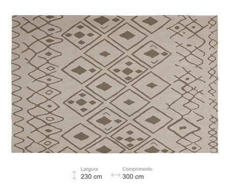 Tapete Serido Tali Cream Taupe | Westwing