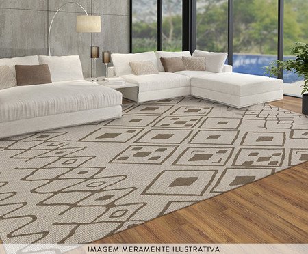 Tapete Serido Tali Cream Taupe | Westwing