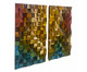 Jogo de Quadros de Madeira 3D Antares Colorido - 45x70cm, multicolor | WestwingNow