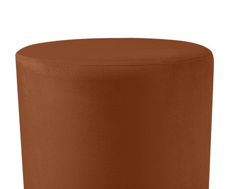 Puff em Veludo Harlow Pequeno Cobre | Westwing