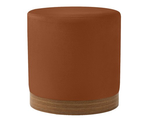 Puff em Veludo Harlow Pequeno Cobre, COBRE | WestwingNow