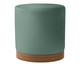 Puff em Veludo Harlow Pequeno Verde Menta, AZUL CLARO | WestwingNow