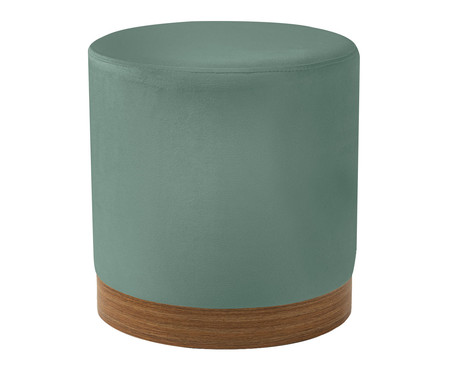 Puff em Veludo Harlow Pequeno Verde Menta | Westwing