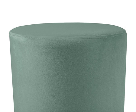 Puff em Veludo Harlow Pequeno Verde Menta | Westwing