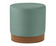 Puff em Veludo Harlow Pequeno Verde Menta, AZUL CLARO | WestwingNow