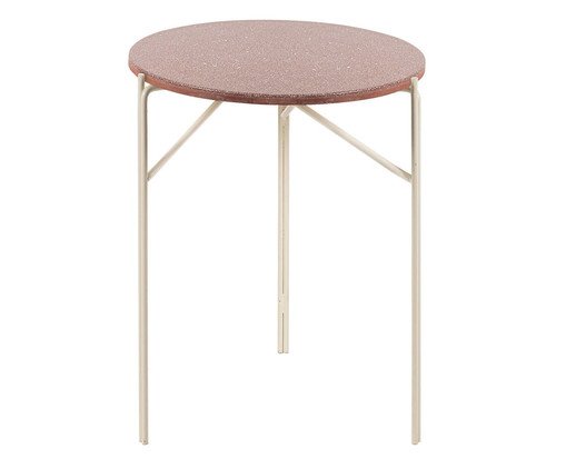 Mesa Lateral Fit Granilite Terracota, Vermelho | WestwingNow