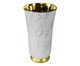 Vaso em Porcelana Narcisa Braco e Dourado, white | WestwingNow