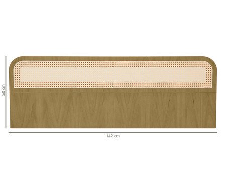 Cabeceira Painel Leme - Natural | Westwing
