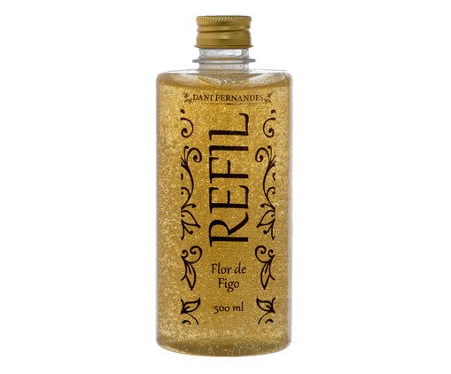 Refil para Sabonete Flor de Figo Glitter - 500ml, white,multicolor | WestwingNow