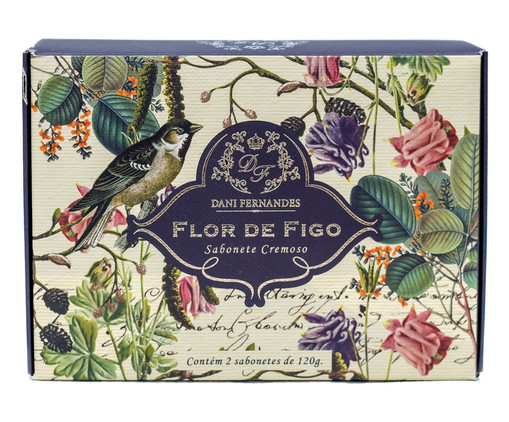 Kit de Sabonetes em Barra Flor de Figo - 240G, multicolor | WestwingNow