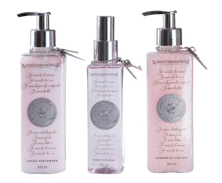 Kit Body Splash Sabonete e Loção Perfumada Lamour de Soi | Westwing