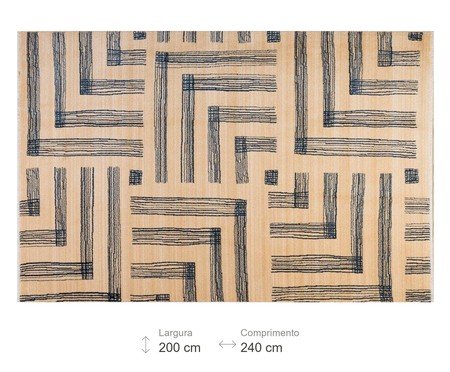 Tapete Turco Debrum Manhattan Navy | Westwing