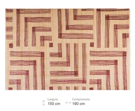 Tapete Turco Manhattan Vermelho | Westwing