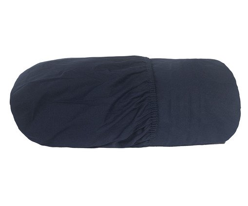 Lençol Elasticado Percal Azul Marinho 200 Fios, Azul Marinho | WestwingNow