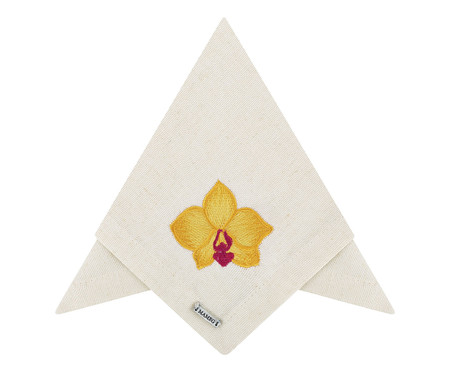 Guardanapo Orquídea Amarela