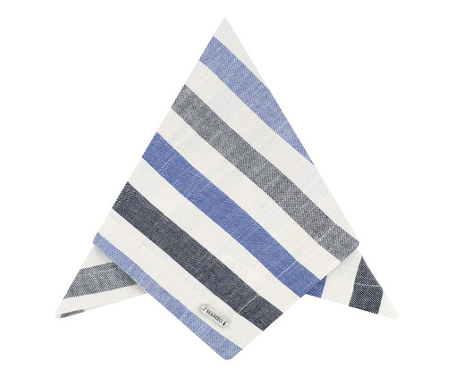 Guardanapo Big Stripe Azul, Azul | WestwingNow