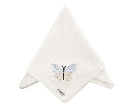 Guardanapo Butterfly Off White, Off White | WestwingNow