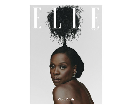 Revista Elle Print Avulsa Volume 9 Viola Davis Plumas, Colorido | WestwingNow