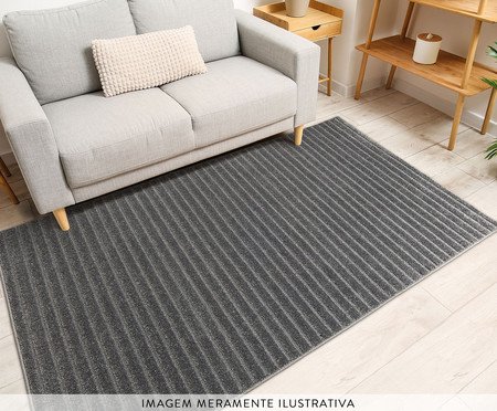 Tapete Realce Listras Grafite | Westwing