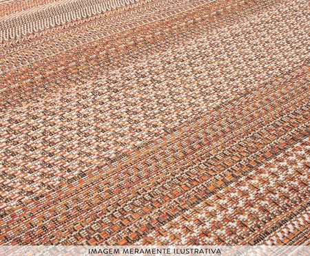 Tapete Búzios Arraial Marrom e Terracota | Westwing